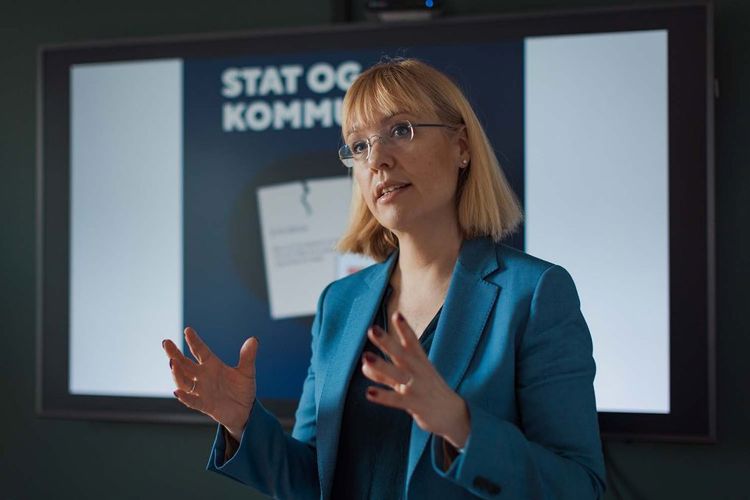 Åse Wetås er direktør i Språkrådet som no har kome med ein rapport om målbruk i norske statsorgan. Medietilsynet er einaste statsorgan som oppfyller krava i Språklova. Foto Oda Hveem
