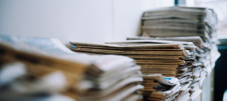 Aviser. Foto Kine Jensen