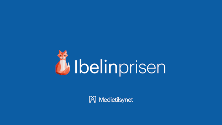 Illustrasjon: En tegnet rev og teksten "Ibelinprisen"